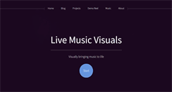 Desktop Screenshot of livemusicvisuals.com